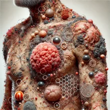 An abstract illustration of Skin Cancer