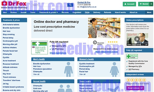 DoctorFox.co.uk screenshot