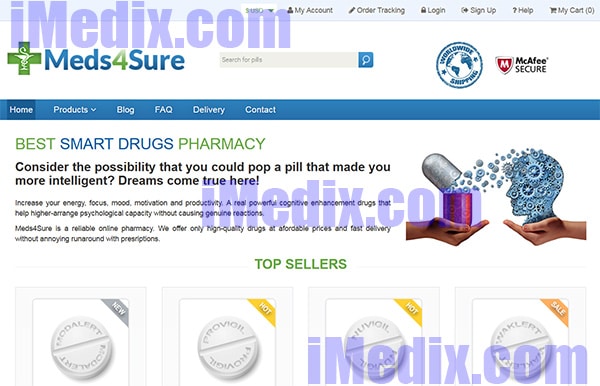 Meds4Sure.com screenshot
