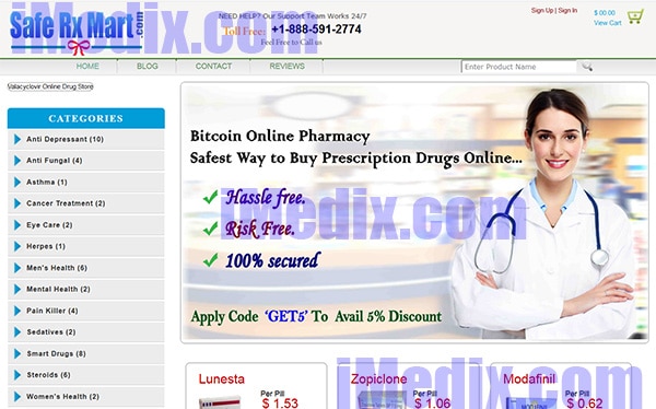 SafeRXmart.com screenshot