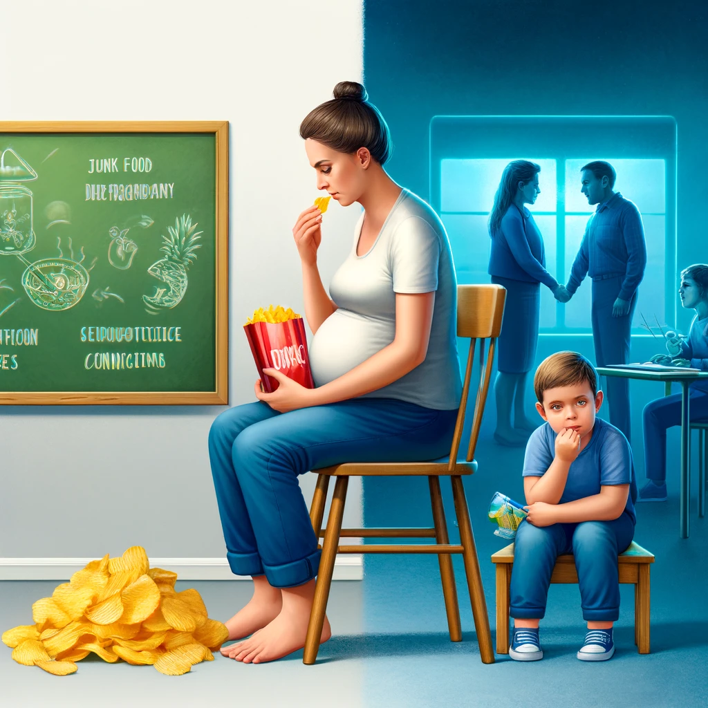 How Junk Food during Pregnancy Affects Child’s Behavior and Cognition