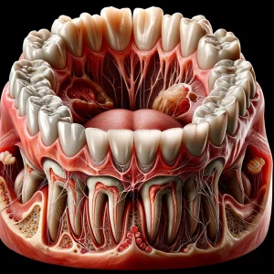 An abstract illustration of Periodontosis
