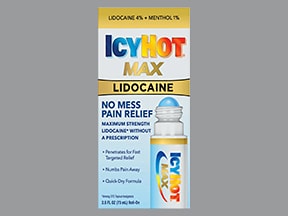 Icy Hot (Lidocaine Hcl-Menthol) 4 %-1 % Topical Cream Local Anesthetics