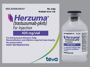 Herzuma 420 Mg Intravenous Solution Antineoplast EGF Receptor Blocker Recomb Monoclonal Antibody