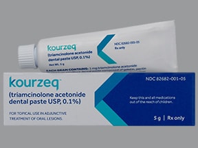 Kourzeq 0.1 % Dental Paste Steroids - Mouth