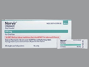 Norvir 100 Mg Oral Powder Packet