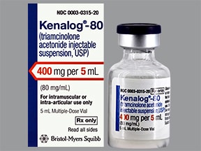 Kenalog-80  80 Mg/Ml Suspension For Injection Glucocorticosteroids