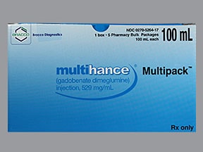 Multihance Multipack 529 Mg/Ml (0.1 Mmol/0.2 Ml) Intravenous Solution
