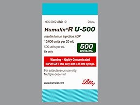 Humulin R U-500 Vial