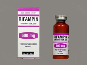 Rifampin 600 Mg Intravenous Solution Rifamycins