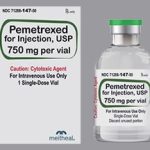Pemetrexed Disodium 500 Mg Intravenous Powder For Solution Folate Antagonists