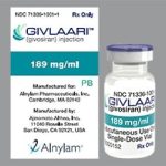 Givlaari 189 Mg/Ml Subcutaneous Solution AHP Agents – ALAS1 Mrna Degradation