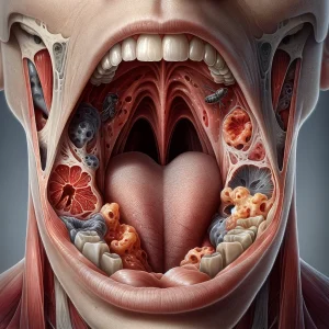 An abstract illustration of Acute Epiglottitis