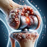 An abstract illustration of Prosthetic Joint Infection