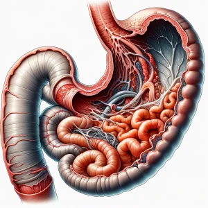 An abstract illustration of Pyloric Stenosis