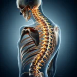 An abstract illustration of Scoliosis