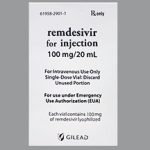 Remdesivir 100 Mg Intravenous Powder For Solution Not Applicable