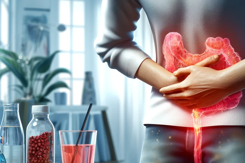 How does a male get rid of a urinary tract infection?