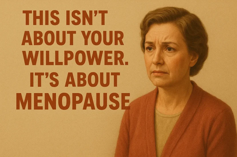 This Isn’t About Your Willpower. It’s About Menopause.