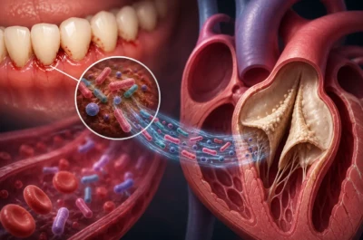 Gum Disease Bacteria May Be Hardening Heart Valves, Early Research Suggests.